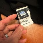 Fendi Black ruffle front wool sweater dress sz S IT 42 best on 6 Photo 13