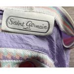 Vintage Saint Germain Women’s Sz Small Jacket Track Light 70s 80s Color Purple Photo 8