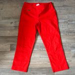 Peck & Peck  Bright Red Pants size 8 Photo 0