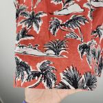 Tahari  100% Linen Button Down Shirt Short Sleeve Hawaiian Top Size L Photo 11