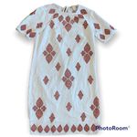 Michael Kors White Embroidered T Shirt Shift Dress size 4 Photo 5