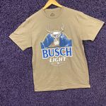 Busch Light Big Buck Hunter Light Lager Beer Promo T-Shirt M Photo 2