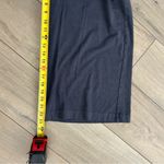 Bryn Walker  Blue Grey Bamboo Cotton High Rise Wide Leg Crop Pull On Pants M Photo 9