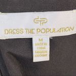 Dress the Population  Little Black Dress with Bow Cut Out Detail Photo 4