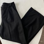 Velvet by Graham & Spencer Leona High Rise Wide Leg Trouser Pants Pockets 6 $229 Black Photo 5