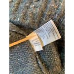 Royal Robbins  Sweater Women Large Chunky Knit‎ Cardigan Cozy Gray Smoky Teal Photo 5