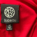 Bobeau  Red Open Batwing Sleeve Shirt Photo 3