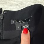 Theory  Jasneah Admiral Crepe Mini Dress Black Size 6 Photo 5