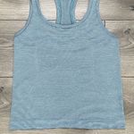 Lululemon Swiftly Tech Race Racerback Tank Stripe Rhino Grey Black Blue Tank 4 Photo 3