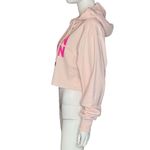 Human Nation Cropped Pink Smiley Face Hoodie Women’s Sz S Photo 1