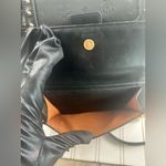 MCM Vintage Black Leather Studded Backpack with Gold-Tone Hardware Photo 6