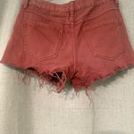 Free People | Red Distressed Jean Shorts | 25 Photo 4