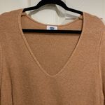 Old Navy textured vneck gold sweater size XXL Photo 1