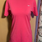 Nike  Dri-Fit Pink Short Sleeve Shirt Size Medium Photo 0