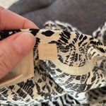 Anthropologie Vanessa Virginia Black and White Patterned Blouse Size 2 Photo 6