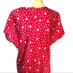 Delicates  brand silky feel red Nighty with heart design! Photo 5