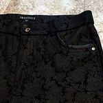 Insight Black Paisley Skinny Dress Pants Stretchy High Rise Size Medium Pockets Photo 5