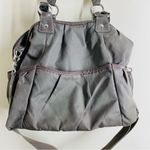 Storksak Olivia Nylon Diaper Bag Grey Gray Photo 2