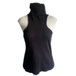Lanston Ribbed Black Turtleneck Tank – Size L (Made in USA) Size L Photo 2