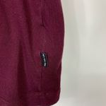 Adidas  Burgundy T Shirt Felted Spellout Sz Small Photo 6