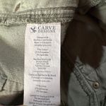 Carve Designs  SZ 10 Oahu Corduroy Shorts Stretch Zip-Fly Mid-Rise Frayed Pockets Photo 5