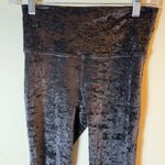 Lululemon  Wunder Lounge High‑Rise Tight 28″ Crushed Velvet Black Size 6‎ Photo 1