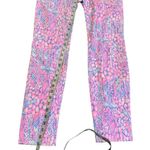 Lilly Pulitzer Patterned Linen Pants Size 2 Photo 3