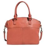 American Leather Co. Carrie Dome Satchel Desert Rose Color Preowned Purse Photo 0