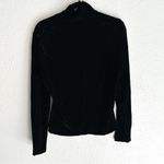 Banana Republic Vintage 90s  Black Velvet Turtleneck Large Whimsigoth Witchy Photo 1
