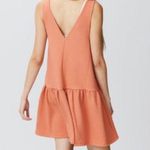 Free People Easy Street Drop Waist Textured Dress Orange XS Photo 1