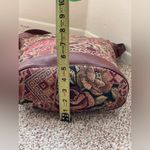 the SMITHSONIAN INSTITUTION killim leather tapestry shoulder large Bag Floral Photo 7