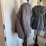 American Eagle Medium Gray Hooded Sweater Photo 2
