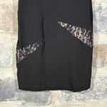 Bisou Bisou Black Lace Bodycon Dress Sz 6 Sleeveless Cocktail Mini Party Bodycon Photo 3