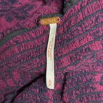 Free People  Jumpsuit Small S Magenta Purple Smocked Wide Leg Boho Gypsy Festival Photo 5