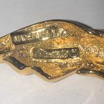 Piscitelli Brand Signed Gold Tone Twisted Dangling Rhinestone Vintage Earrings Photo 7