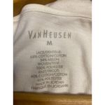 Van Heusen  Womens Ivory Lace Inset Sleeveless Tank Top M Photo 3