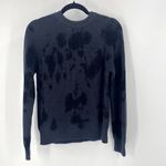 Black Cotton Cashmere Sweater Rails VENUS IRON BLACK TIE DYE size S Photo 2