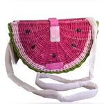 Kate Spade  PICNIC PERFECT WICKER WATERMELON CROSSBODY BAG Photo 2