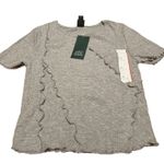 Wild Fable Women's Gray Short Sleeve Seamed Baby T-Shirt - Size XS - NWT Photo 0