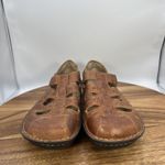 Alegria  Pesca Fisherman Sandals Shoes Brown Leather Comfort Women's 38 US 8-8.5 Photo 3