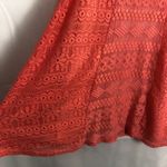 Xhilaration Sleeveless Lace Orange Dress Junior's Size L Photo 6
