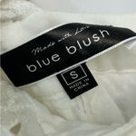 Blue Blush  WHITE EYELET JUMPSUIT CROP LENGTH 100% COTTON PREOWNED‎ Photo 6