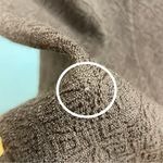 Vintage Embroidered Dress 1960s Sleeveless Skirt Slit Brown Gold Detail Photo 8