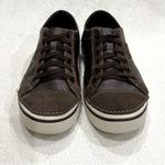 Crocs Brown Leather Suede Lace Up Sneakers Size Men’s 9 Women’s 11 Photo 5