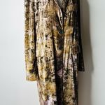 ZARA  Olive and Brown Tie Dye Velvet Coat Photo 2