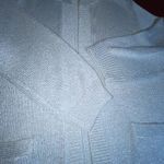 J. McLaughlin  Cardigan Womens XL Metallic Knit Open Front Pockets Shimmer Sparkle Photo 8