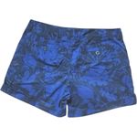 Old Navy  Women's Navy Floral Pattern Chino Shorts Sz 12 Photo 3
