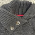 Tommy Hilfiger  black knitted cotton cape poncho size Xs Photo 1