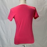 Nike Slim Fit Pink with Black Logo Tee Size Medium Photo 4