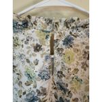 En Saison Eliza Ruffle Sleeve Floral Tiered Midi Dress Eyelet White Women Large Photo 7